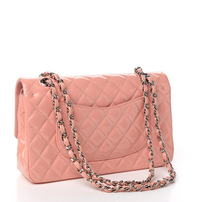 Chanel Patent Quilted Medium Double Flap Light Pink 2 of 12