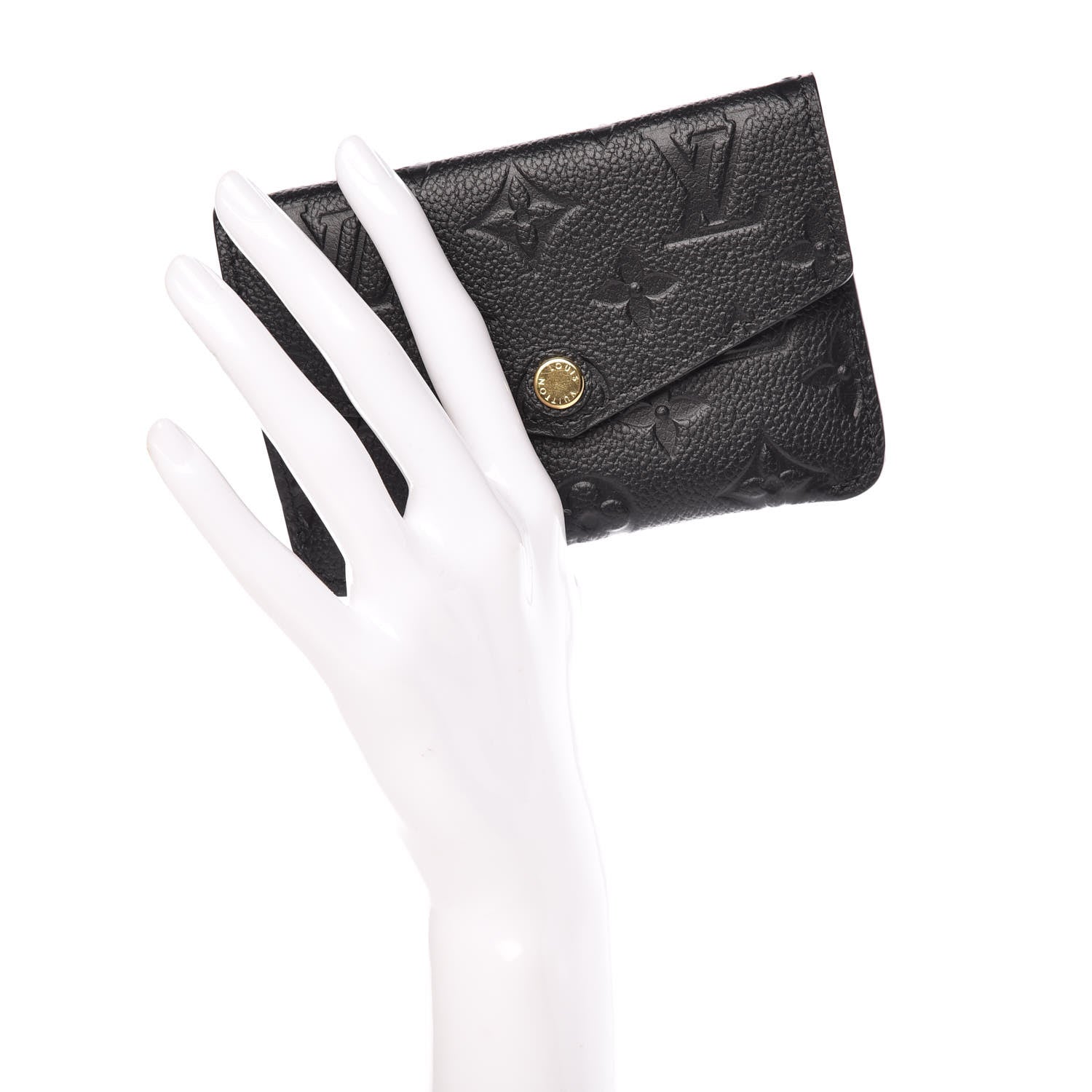 Louis Vuitton Empreinte Key Pouch Black 2 of 8