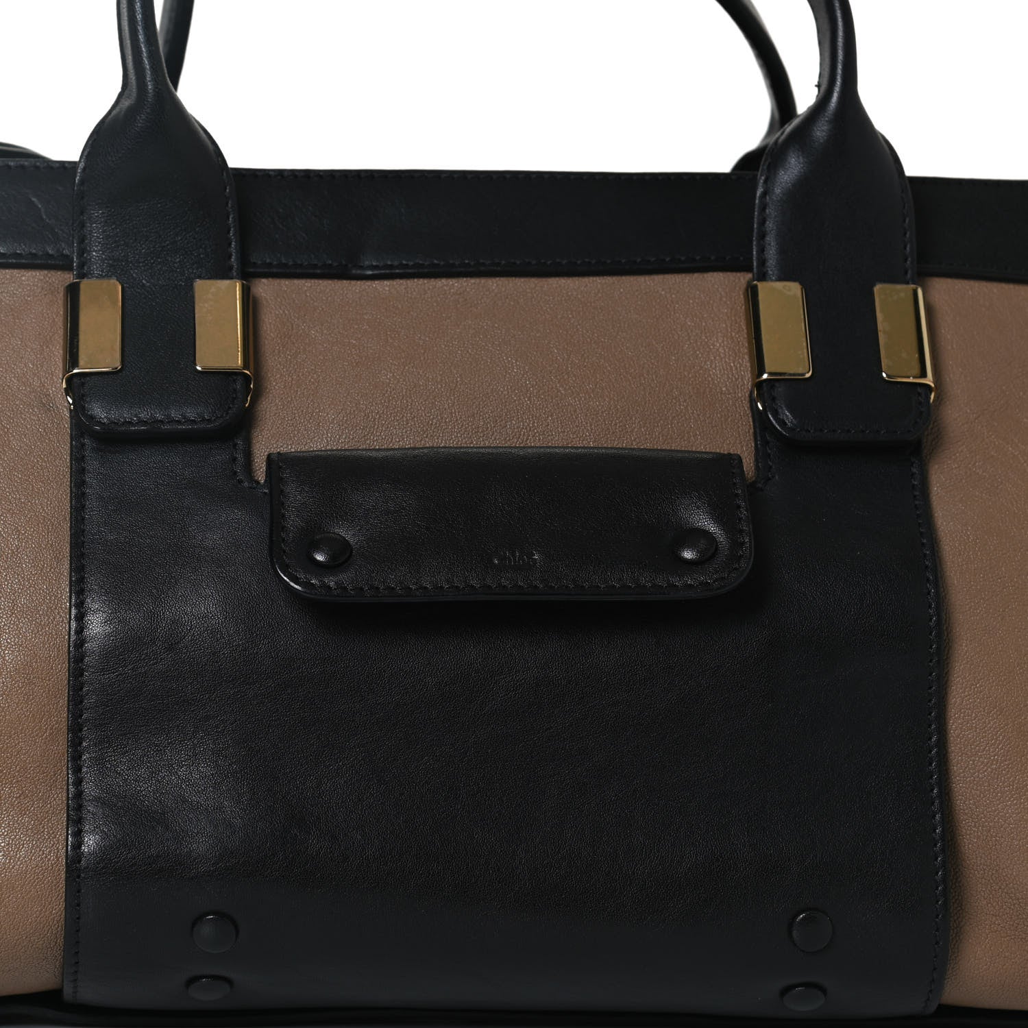 Chloe Calfskin Alice Satchel Ivy Jungle 9 of 14