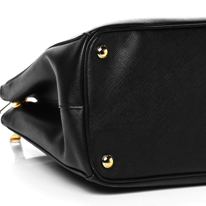 Prada Saffiano Medium Galleria Double Zip Tote Black 8 of 9