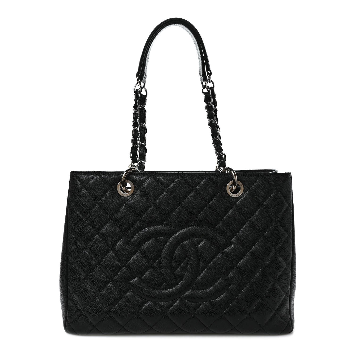 Chanel Caviar Quilted Grand Shopping Tote GST Black 1 of 11