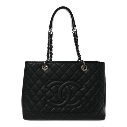 Chanel Caviar Quilted Grand Shopping Tote GST Black 1 of 11