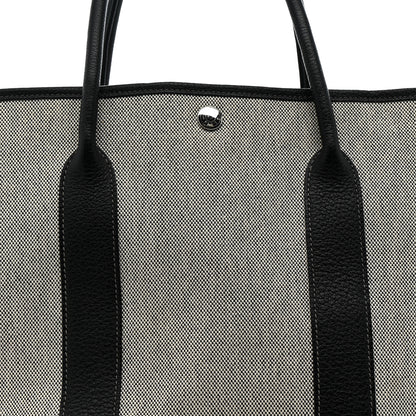 Hermes Buffle Skipper Toile Garden Party 36 MM Tote Black 8 of 18
