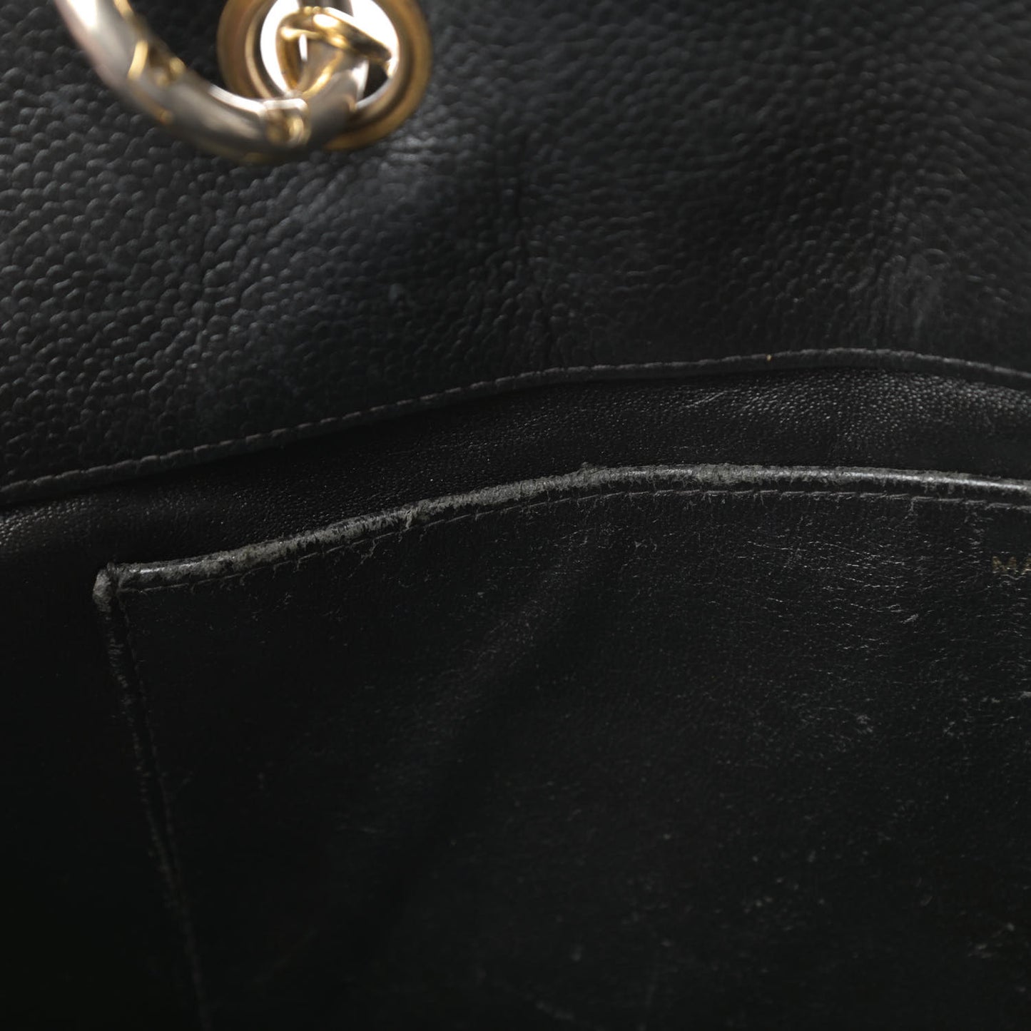 Caviar Quilted Timeless CC Tote Black