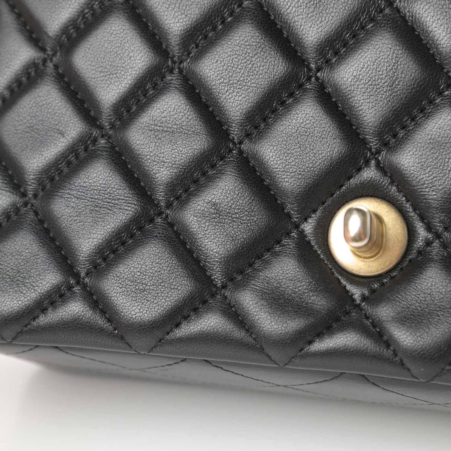 Chanel Lambskin Quilted Mini Rectangular Flap Black 11 of 15