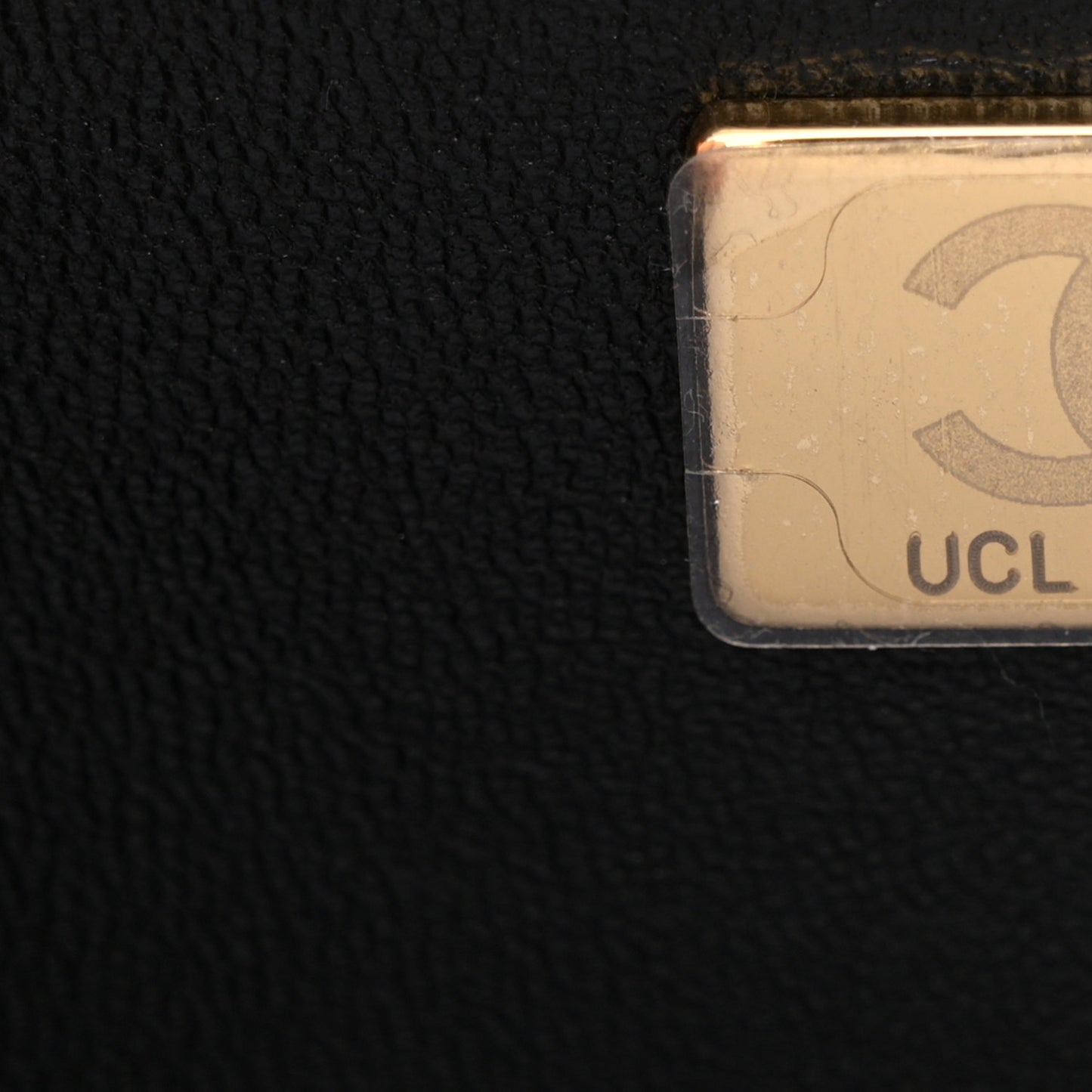 Patent Quilted Mini Top Handle Rectangular Flap Black