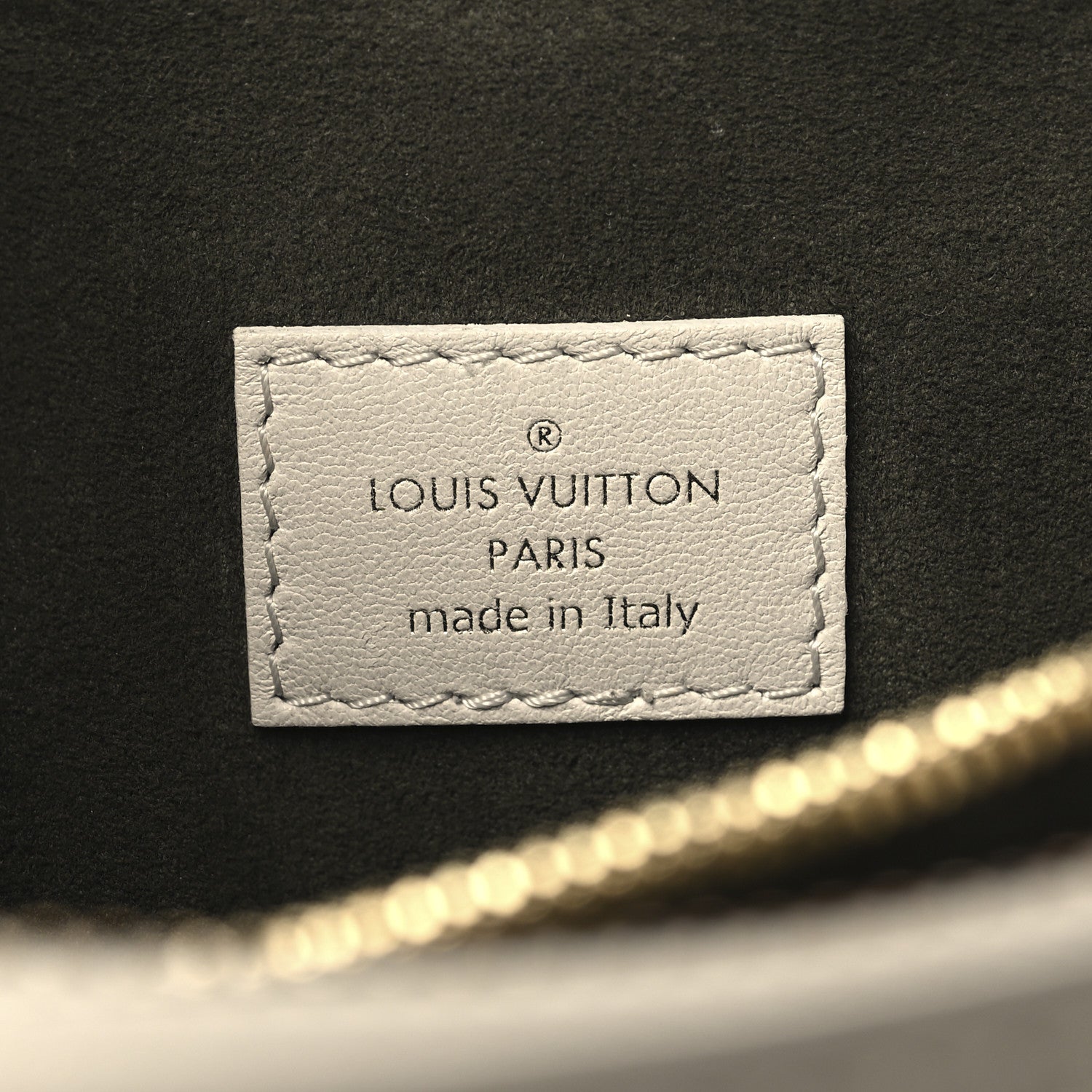 Louis Vuitton Lambskin Embossed Monogram Coussin PM Beige Cream 8 of 14