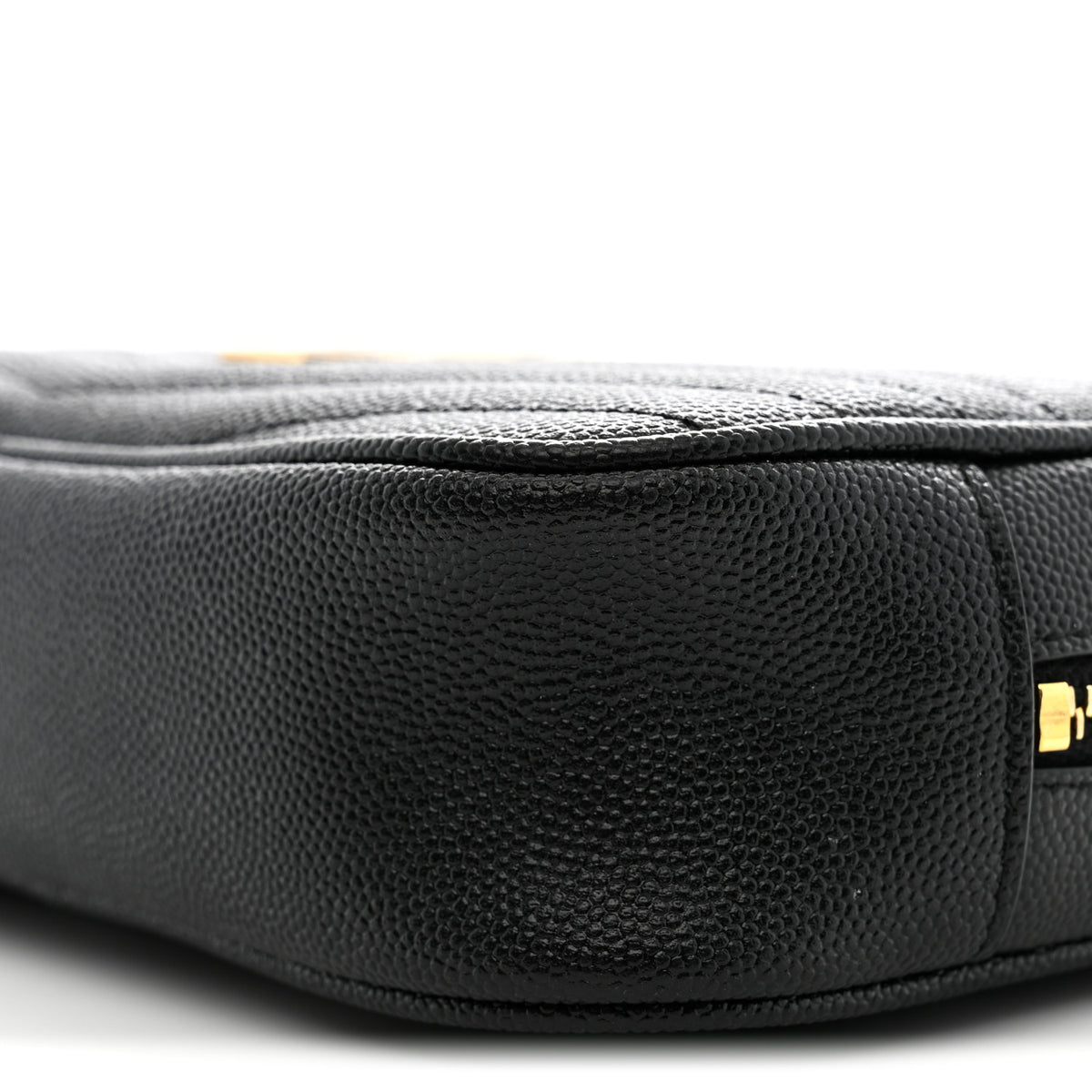 Grain De Poudre Matelasse Monogram Mini Lou Camera Bag Black