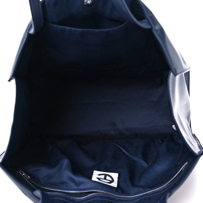 Telfar Vegan Leather Large Shopping Bag Navy 5 of 14