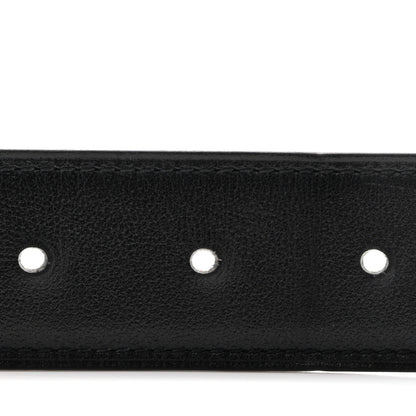 Hermes Box Togo 32mm H Belt 80 Black Gold 5 of 8