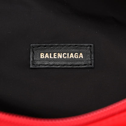 Balenciaga Sport Nylon Logo Embroidered Wheel Beltpack Bright Red White 6 of 10