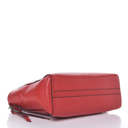 Prada Vitello Phenix Top Handle Bag Rosso 4 of 7