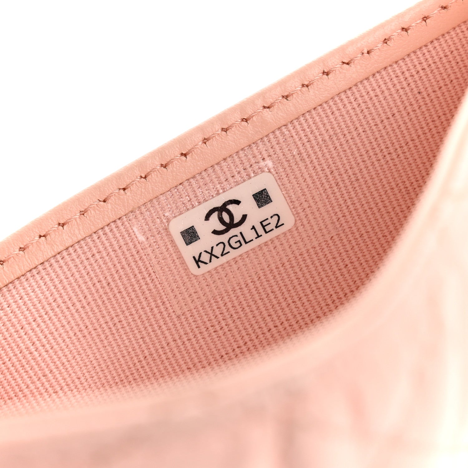 Chanel Caviar Quilted Compact Flap Wallet Light Pink 8 of 12