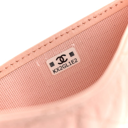 Chanel Caviar Quilted Compact Flap Wallet Light Pink 8 of 12