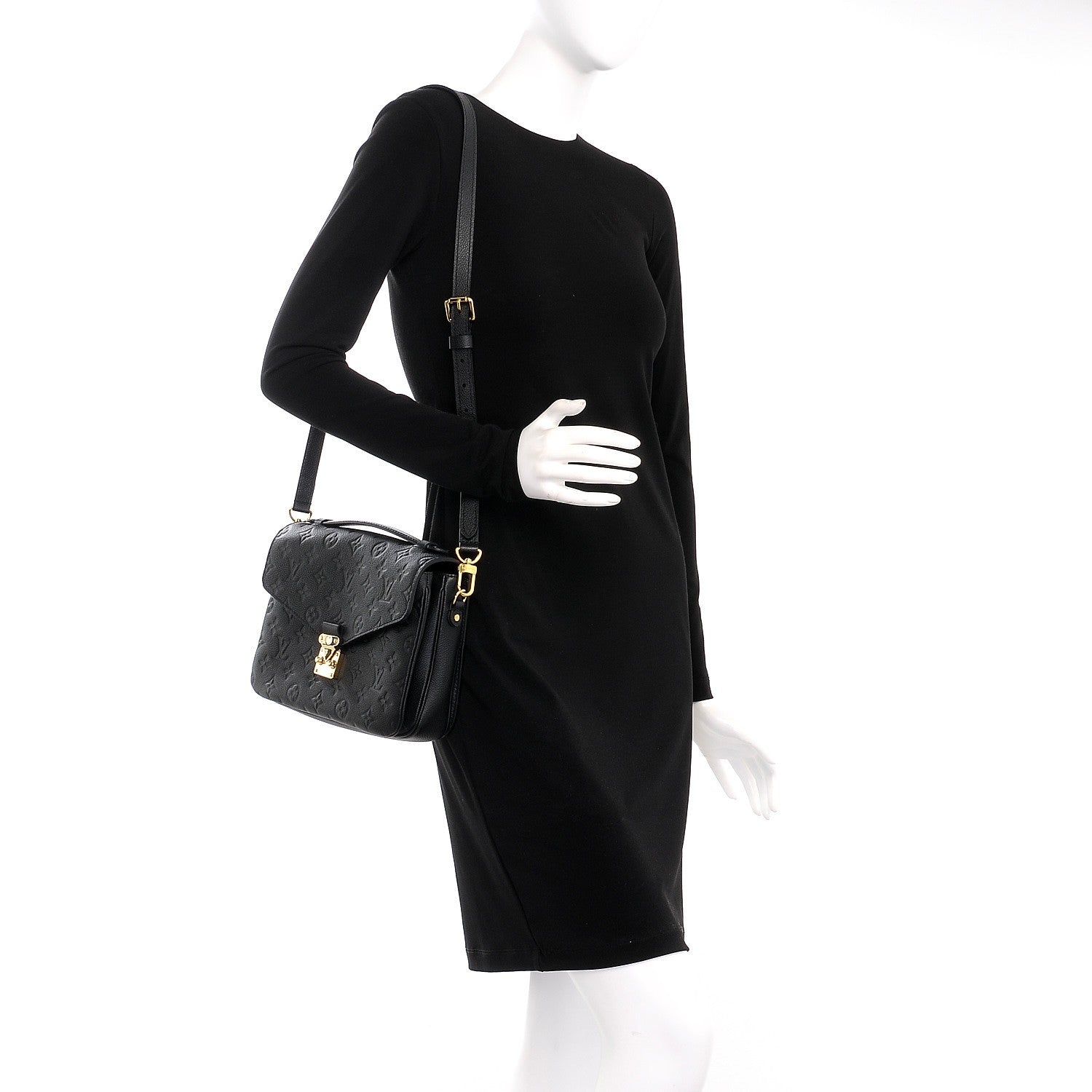 Louis Vuitton Empreinte Pochette Metis Black 2 of 8