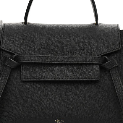 Celine Grained Calfskin Micro Belt Bag Black 9 of 13