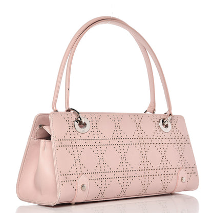 Christian Dior Calfskin Cannage Perforated East West Lady Dior Pink 3 of 11