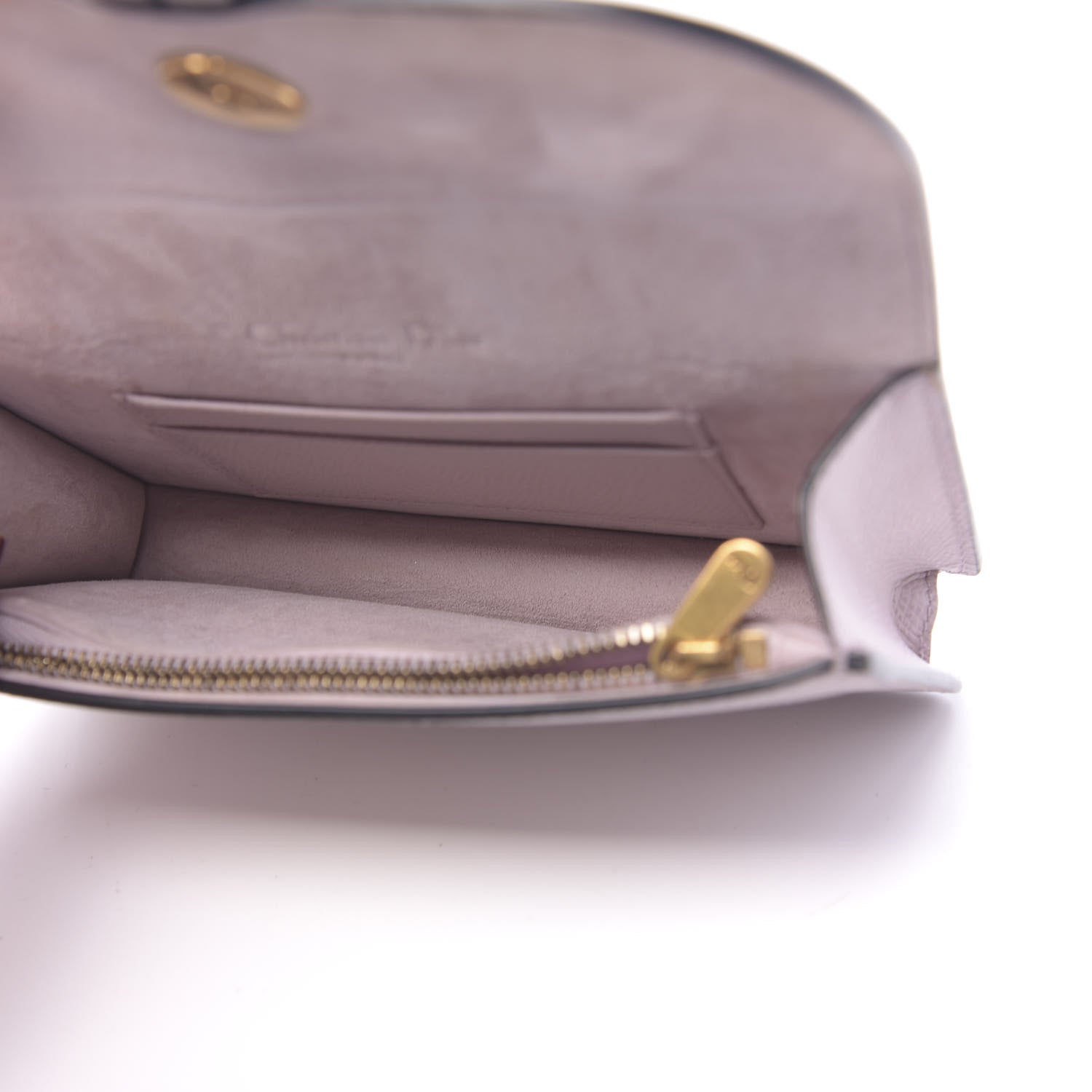 Christian Dior Grained Calfskin Saddle Belt Bag Light Purple 5 of 13
