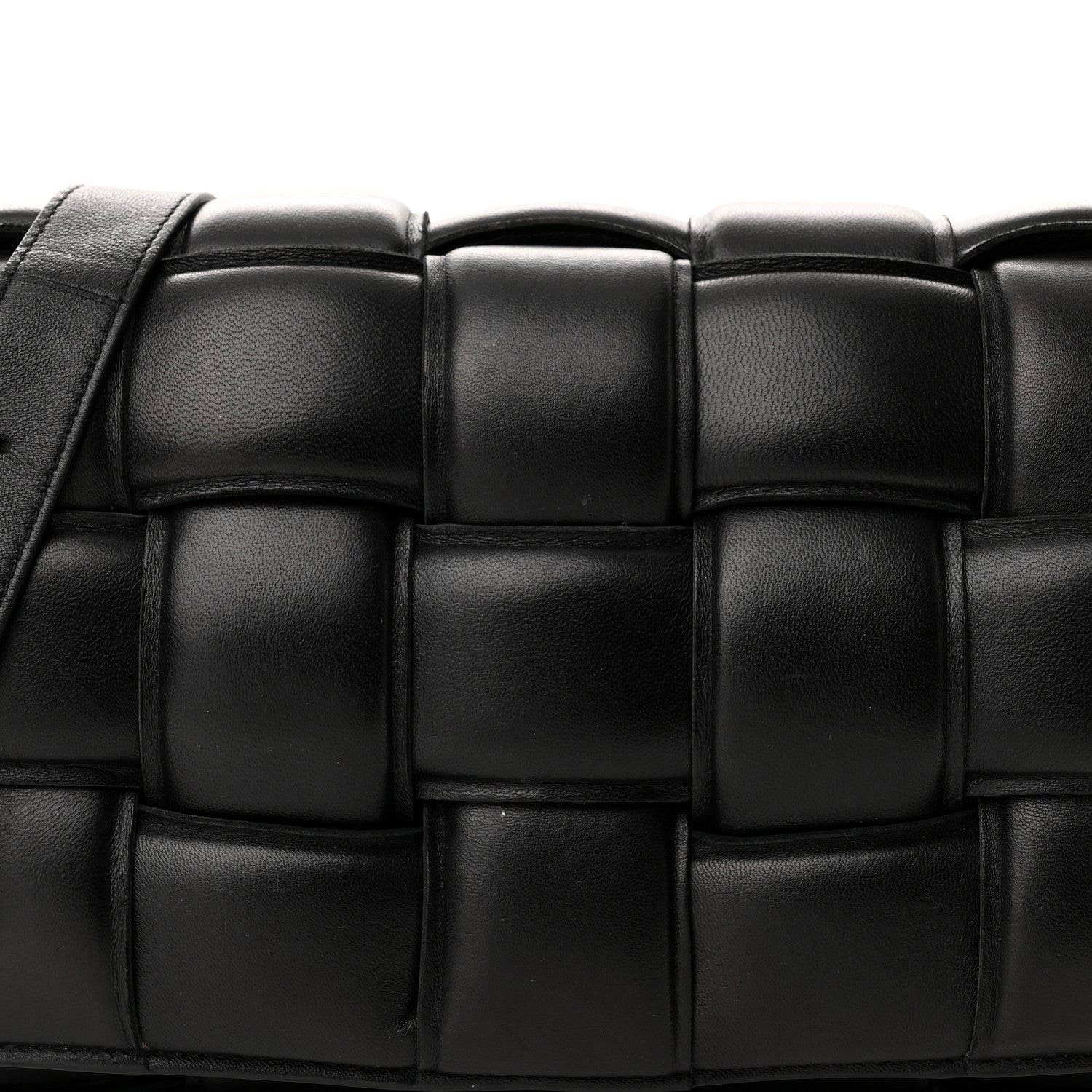 Bottega Veneta Nappa Maxi Intreccio Padded Cassette Crossbody Bag Black 7 of 10