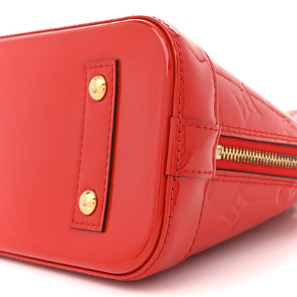 Louis Vuitton Vernis Alma BB Cherry 10 of 13