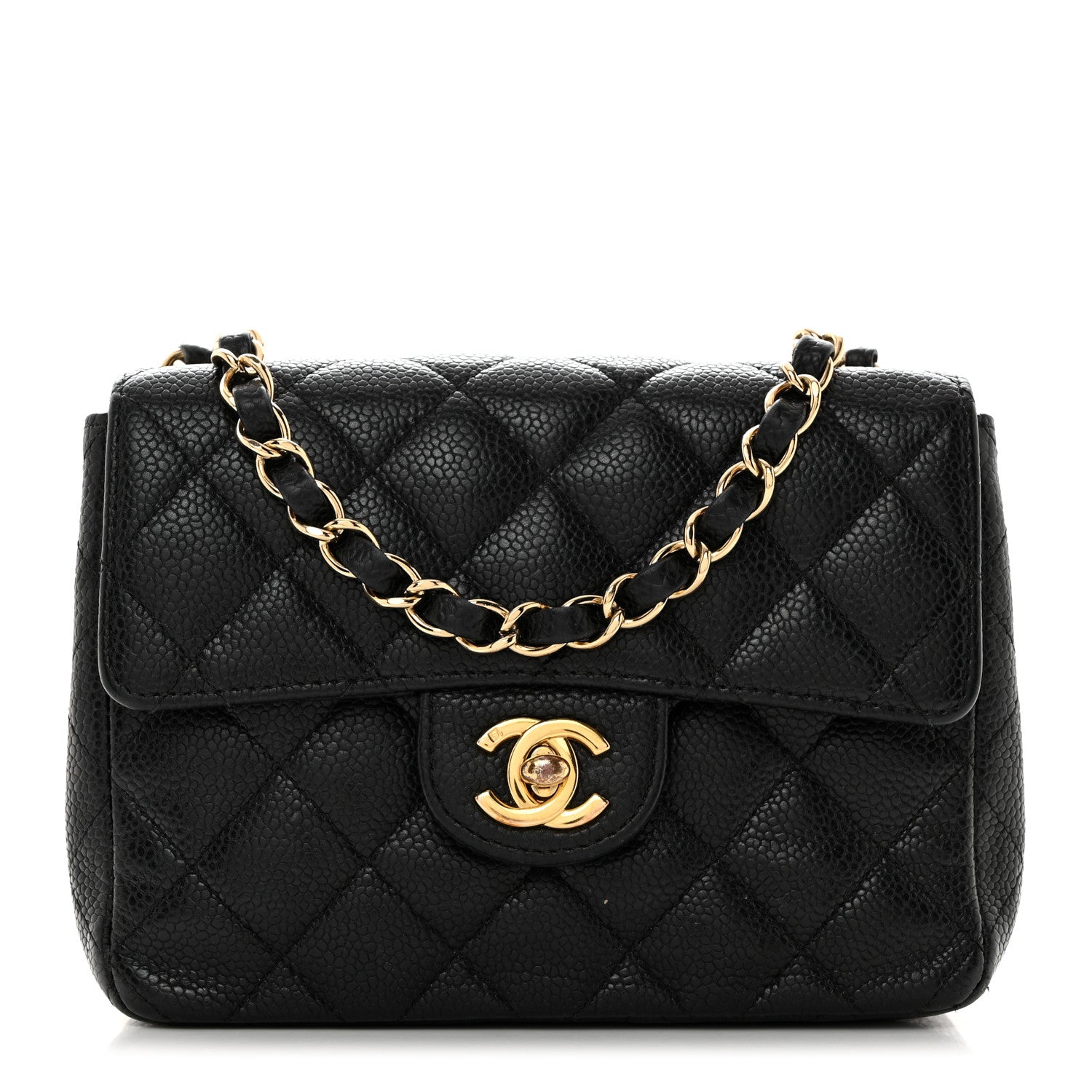 Chanel Caviar Quilted Mini Square Flap Black 1 of 11