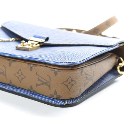 Louis Vuitton Epi Reverse Monogram Pochette Metis Denim Light 8 of 10