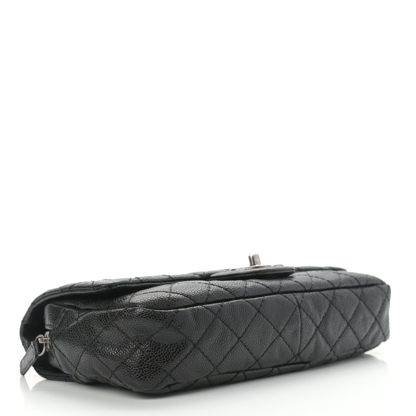 Caviar Quilted Jumbo Easy Flap Black
