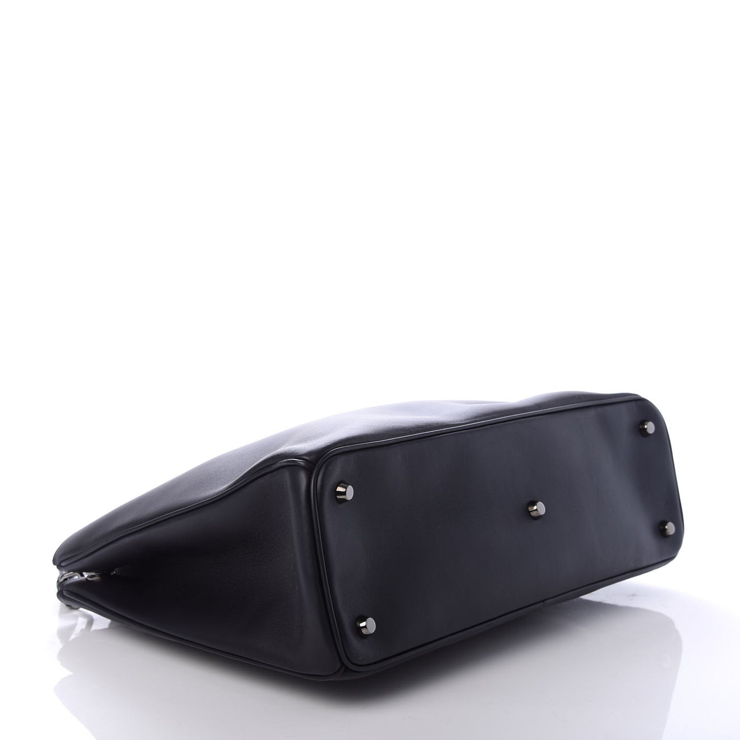 Smooth Calfskin Large Diorissimo Tote Black Rose Indien