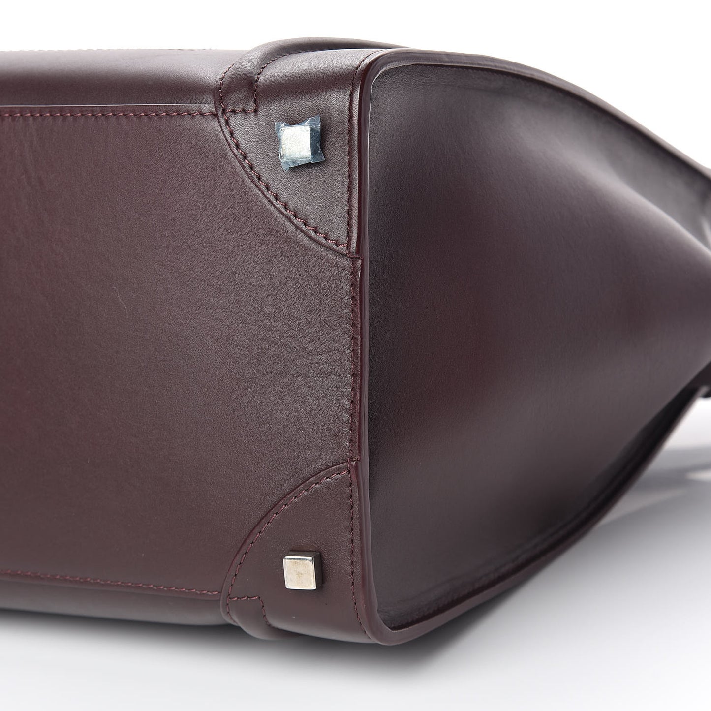 Smooth Calfskin Small Luggage Burgundy
