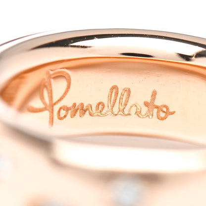 Pomellato 18K Rose Gold Diamond Iconica Band Ring 53 6.5 4 of 4