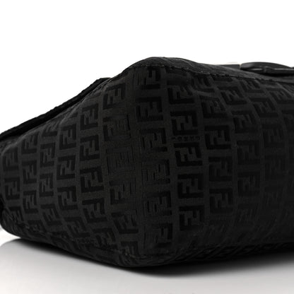 Fendi Zucchino Mama Baguette Black 7 of 9