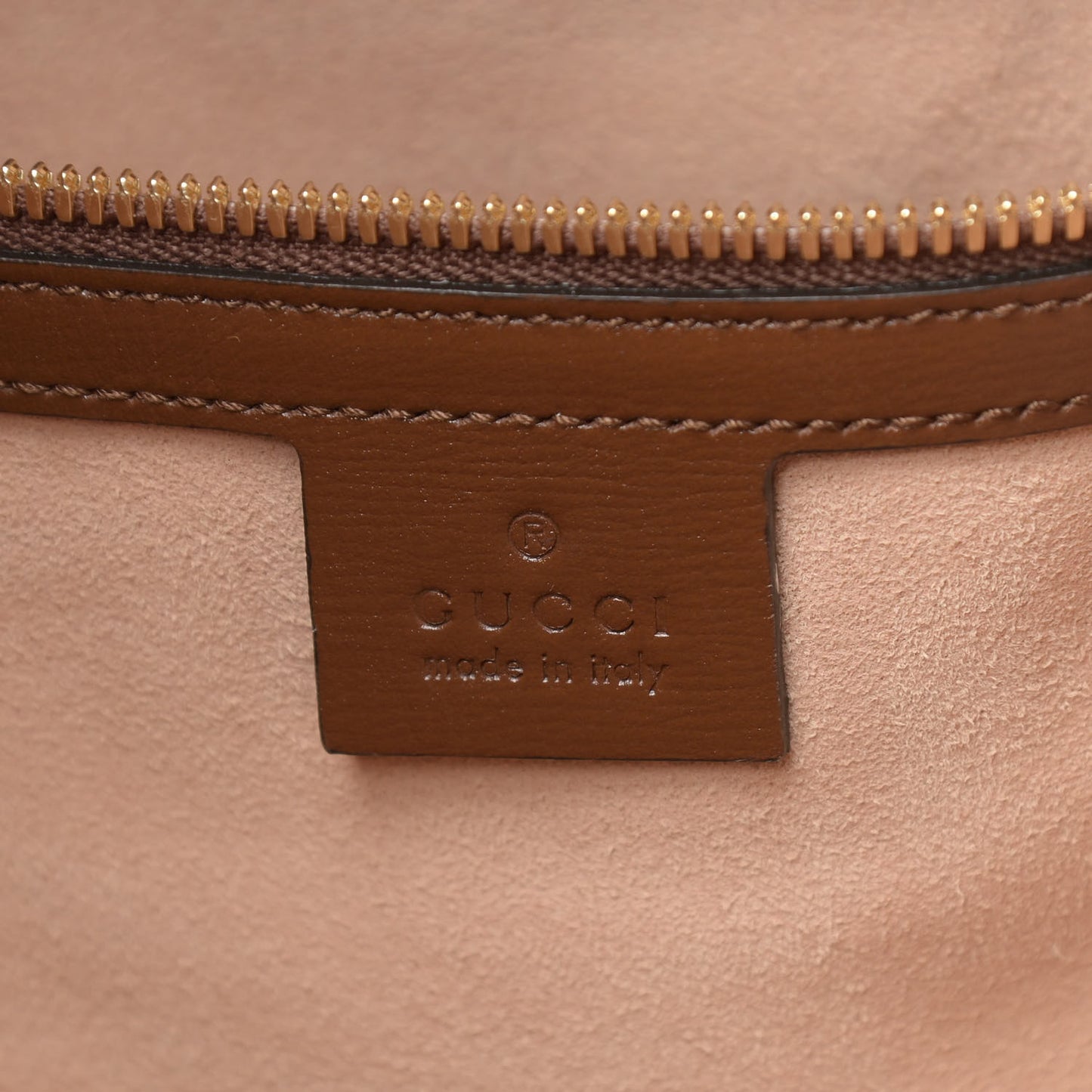 GG Supreme Monogram Calfskin Web Large Jackie 1961 Hobo Beige Brown Sugar