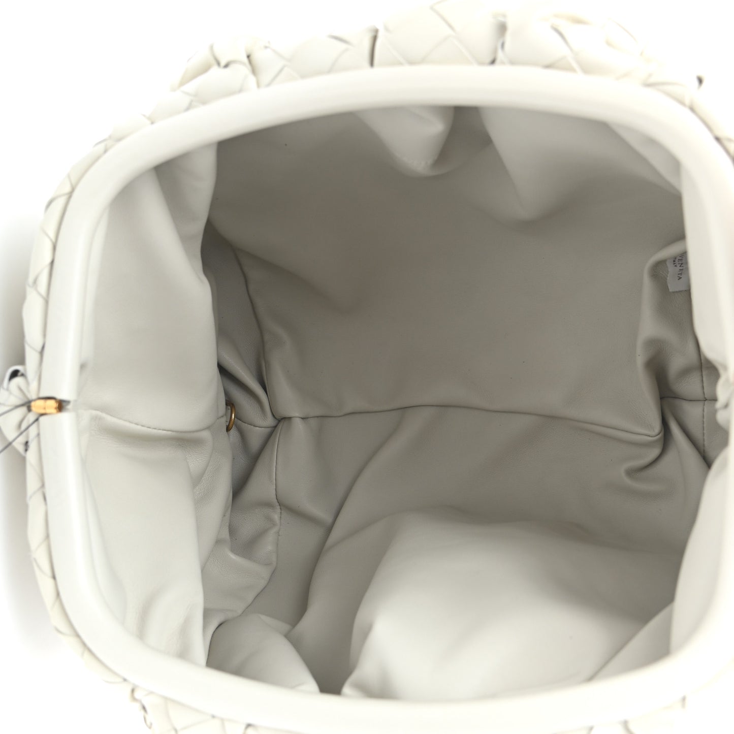 Nappa Maxi Intreccio The Pouch Oversized Clutch Plaster