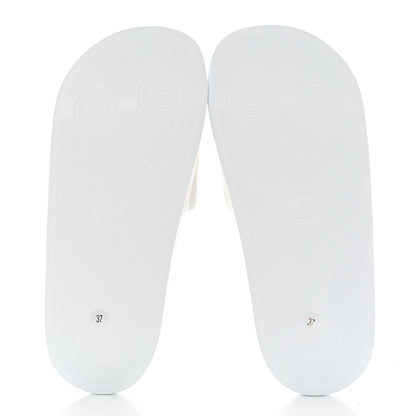 Gucci Nappa Interlocking G Cat Womens Pursuit Slide Sandals 37 Great White 5 of 7