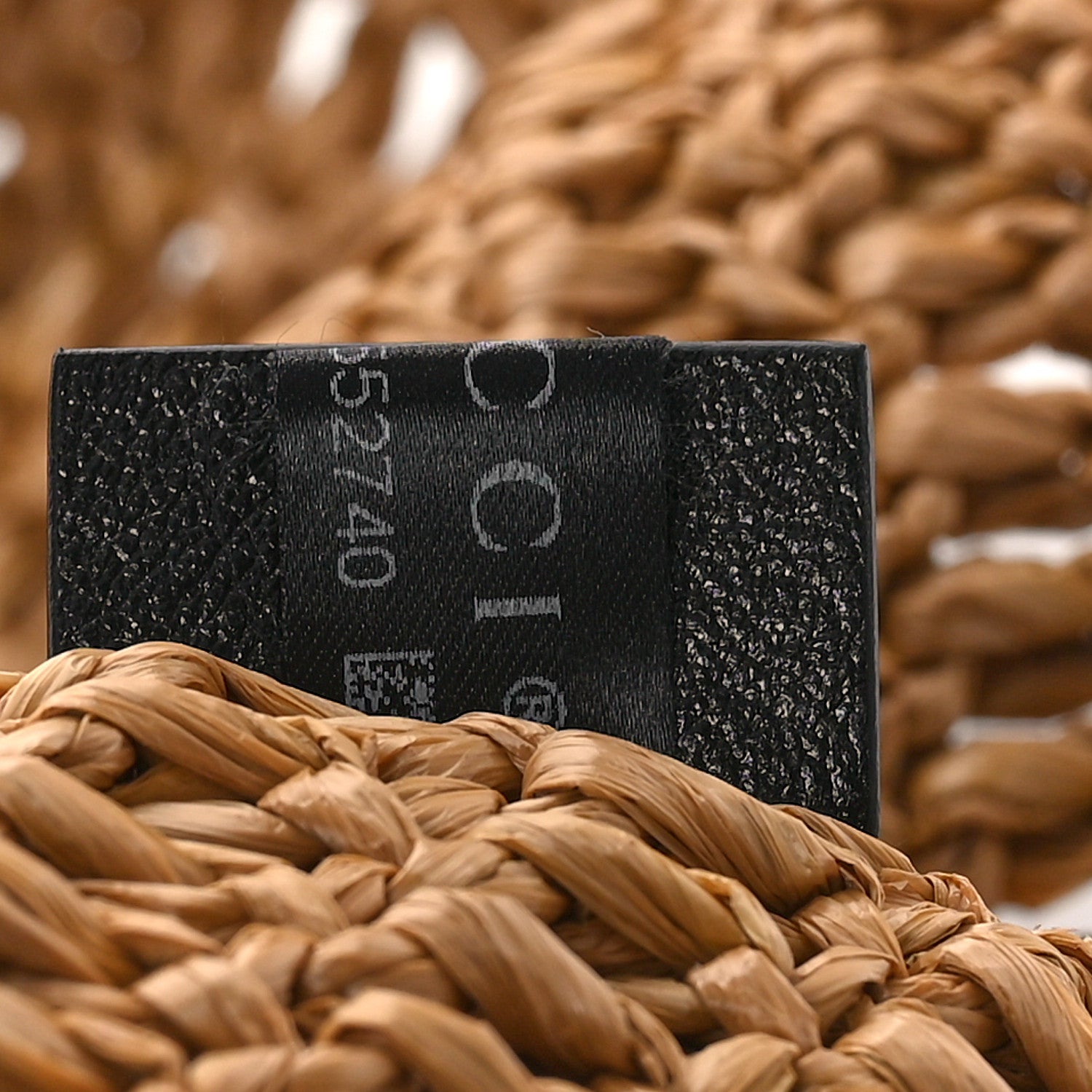 Gucci Raffia Effect Large GG Marmont Shoulder Tote Bag Natural Black 7 of 12