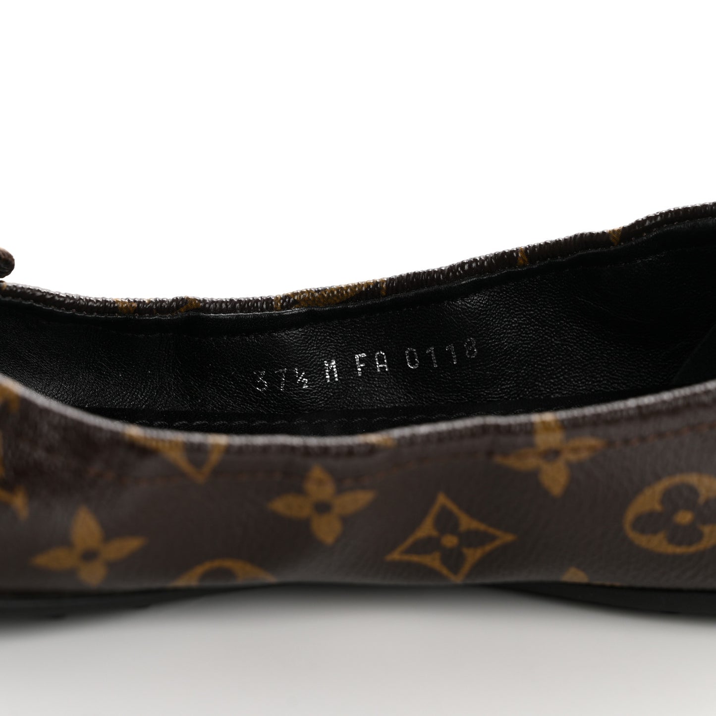 Monogram Flirty Ballerina Flats 37.5 Black