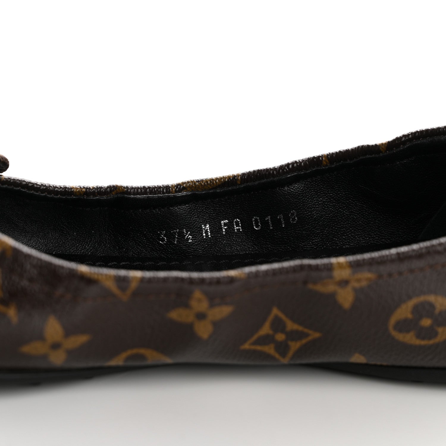 Louis Vuitton Monogram Flirty Ballerina Flats 37.5 Black 8 of 10