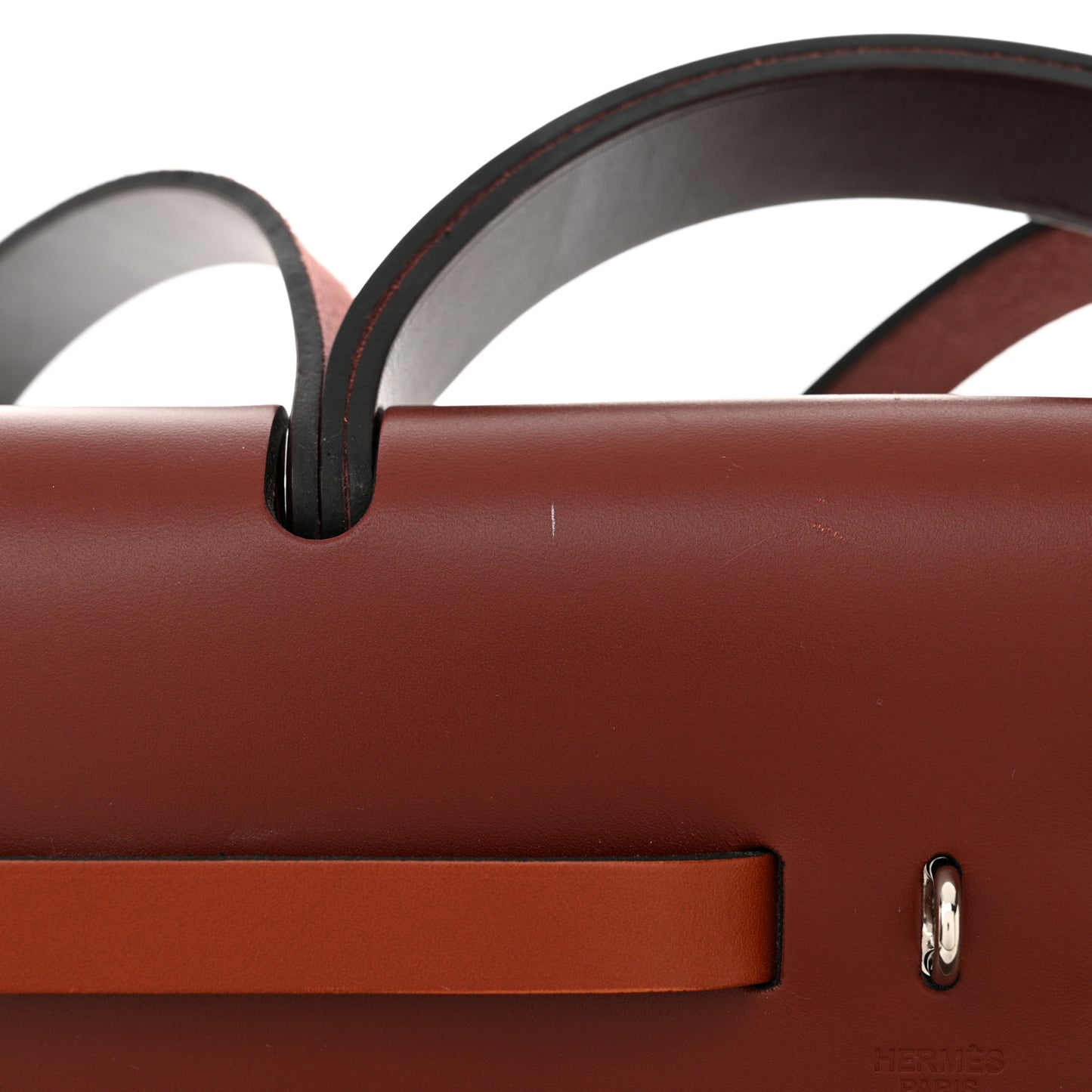 Military Toile Vache Hunter Herbag Zip 39 PM Chocolate Rouge Sellier Rouge H Cuivre