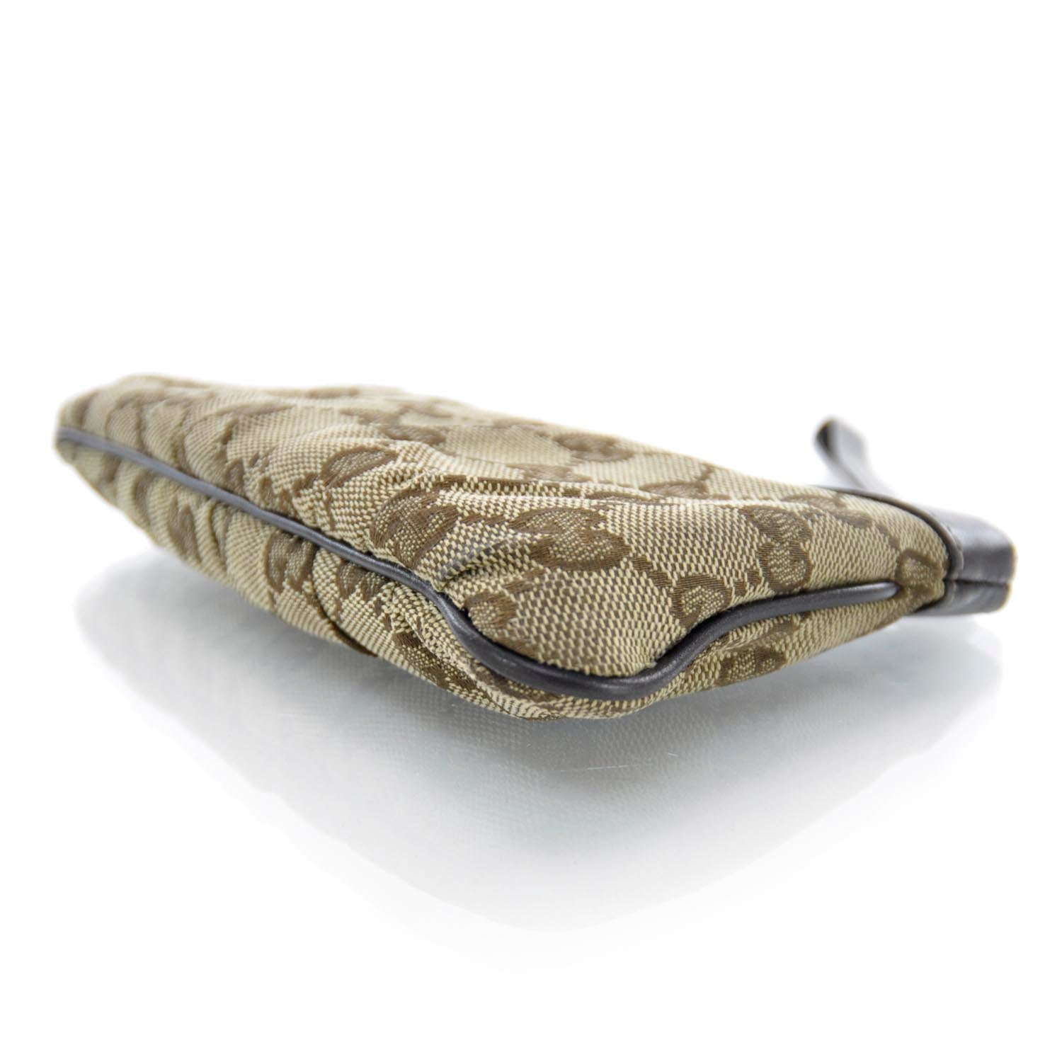Gucci Monogram D Gold Wristlet 3 of 8