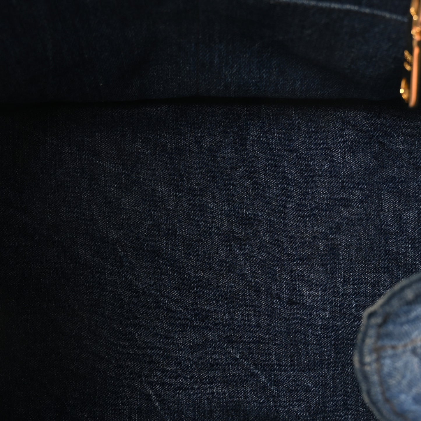 Denim Canapa Logo Tote Avio