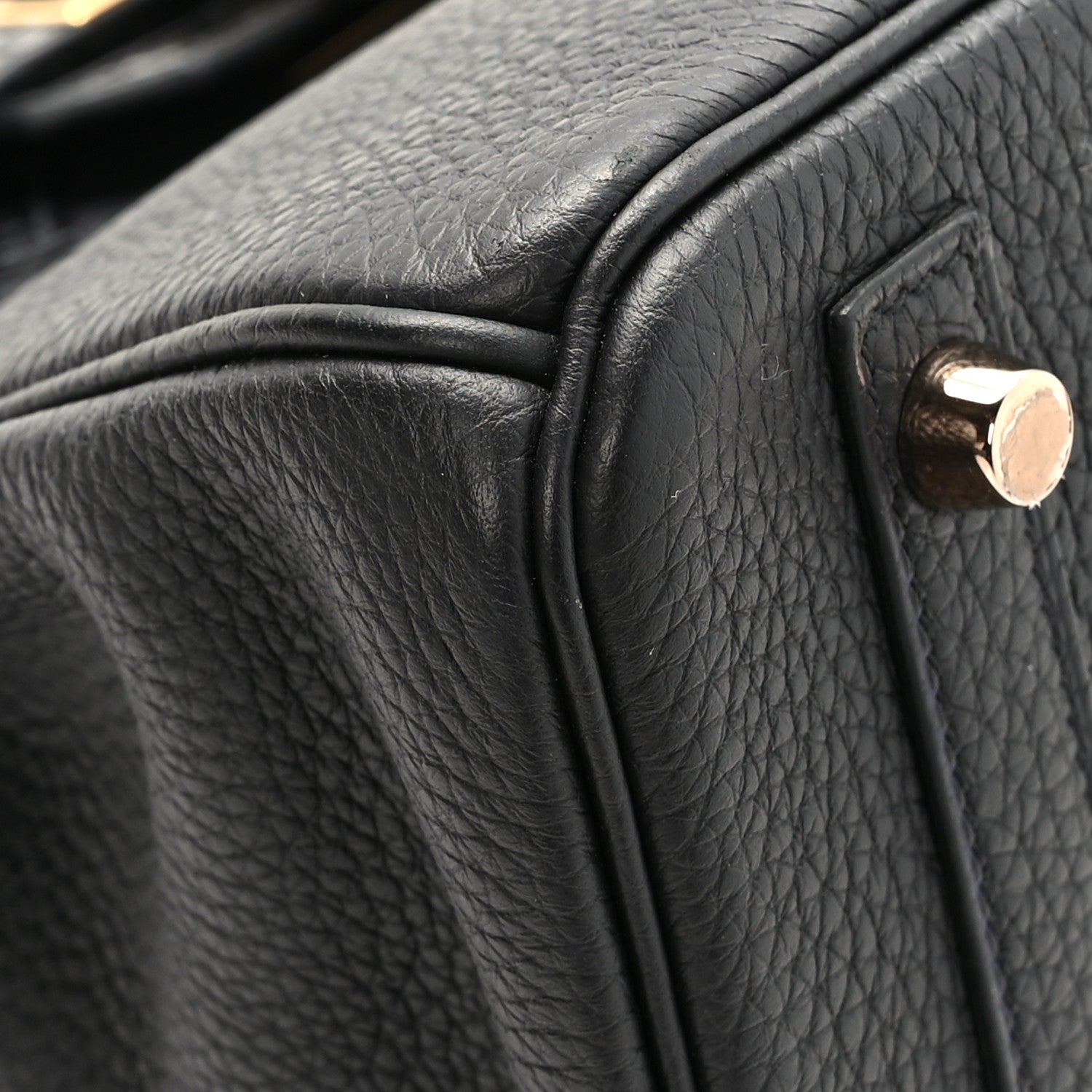 Hermes Togo Shiny Niloticus Crocodile Birkin Touch 30 Black 8 of 11