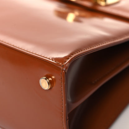 Salvatore Ferragamo Brushed Off Calfskin Small Iconic Top Handle Cuoio 11 of 15