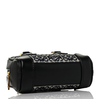 Loewe Jacquard Anagram Calfskin Amazona Nano Black Navy 3 of 7
