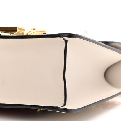 Gucci Calfskin Mini Sylvie Chain Shoulder Bag White 10 of 13