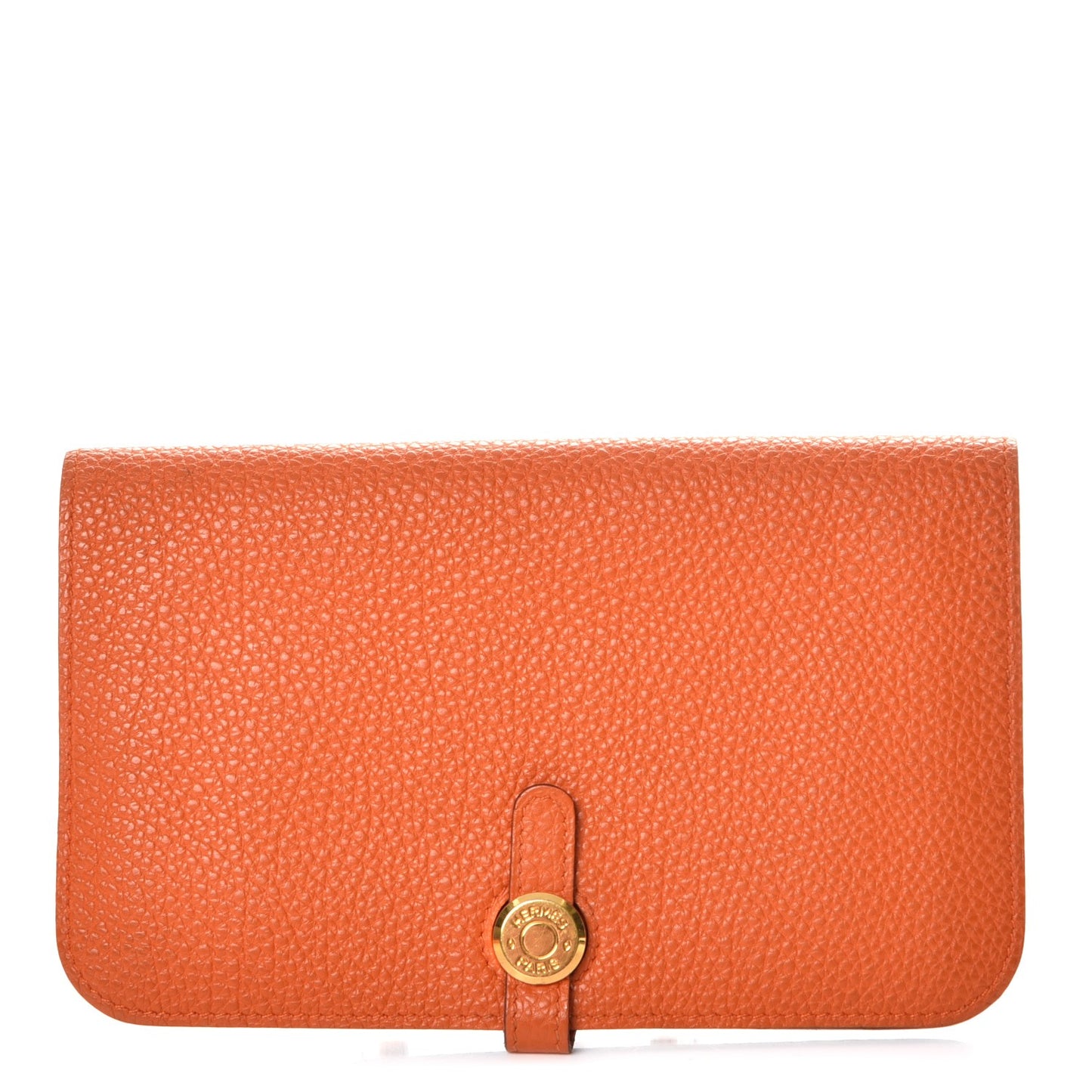 Togo Dogon Duo Wallet Orange