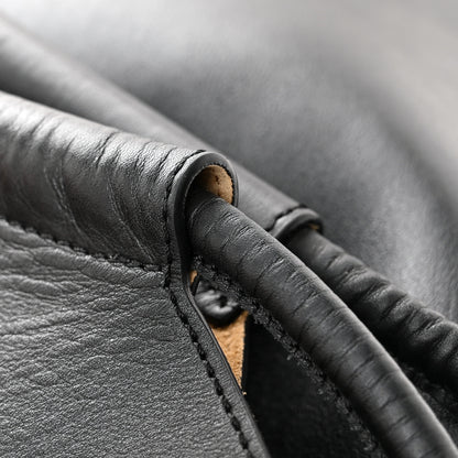 Loewe Shiny Nappa Calfskin Paseo Shoulder Bag Black 10 of 11