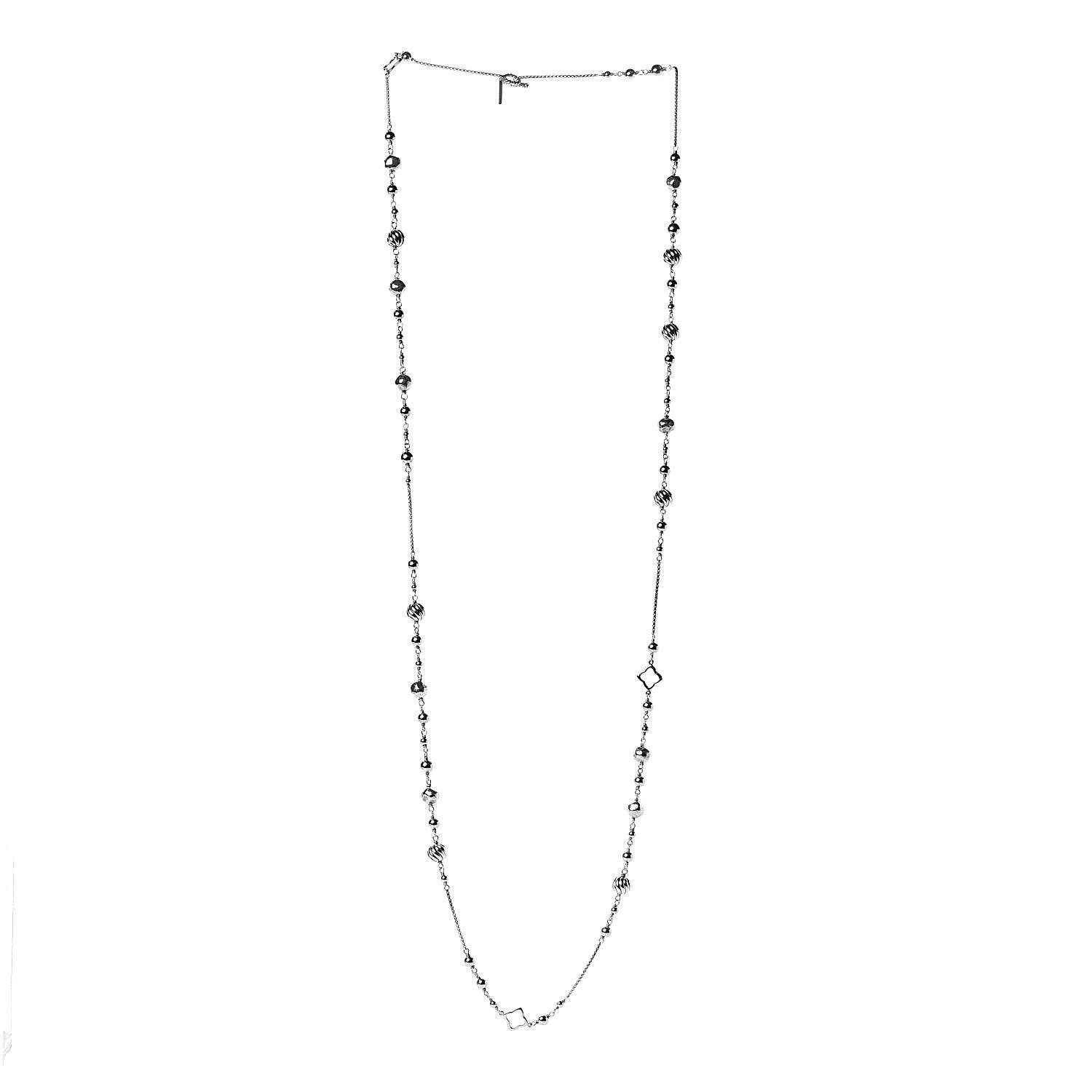 David Yurman Sterling Silver Bijoux Bead Chain Necklace 3 of 4