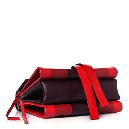 Valentino Garavani Smooth Calfskin Colorblock Medium Vring Shoulder Bag Rouge Pur 5 of 14