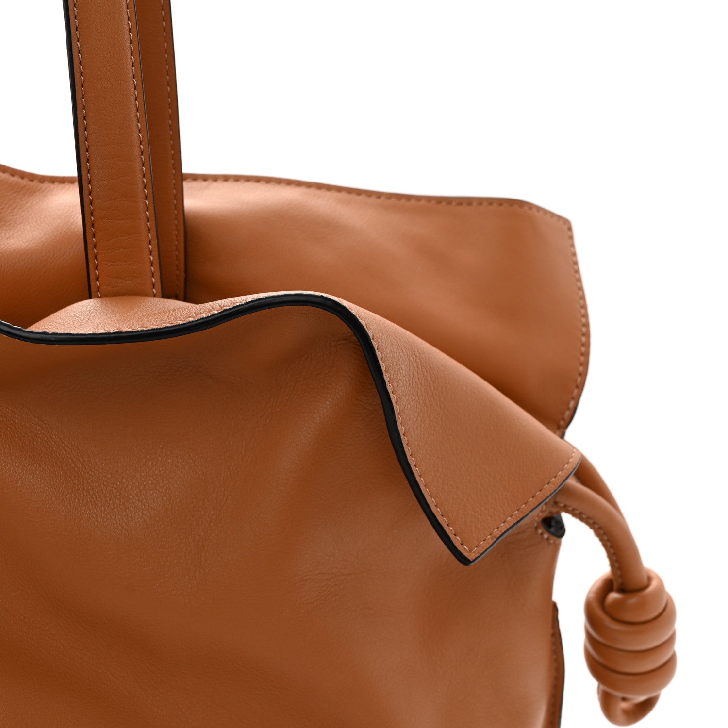 Loewe Calfskin Large Flamenco Knot Bag Warm Desert 10 of 10
