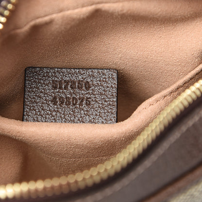 Gucci GG Supreme Monogram Web Mini Ophidia Shoulder Bag Brown 6 of 9